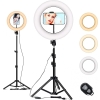 Lampa pierścieniowa 10" statyw 53" pilot uchwyt [23140000824]